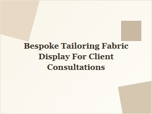 The Client's Canvas: Bespoke Fabric Selection